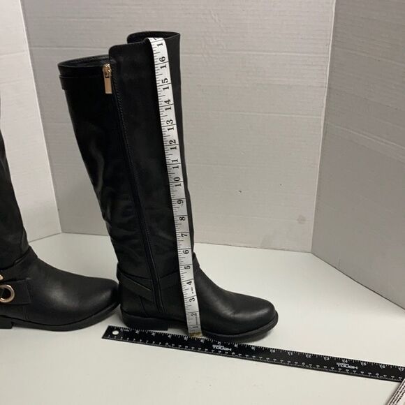 MONTANA BAMBOO, 17”,Side Zip Black Riding Boots,6‎ - Picture 7 of 14